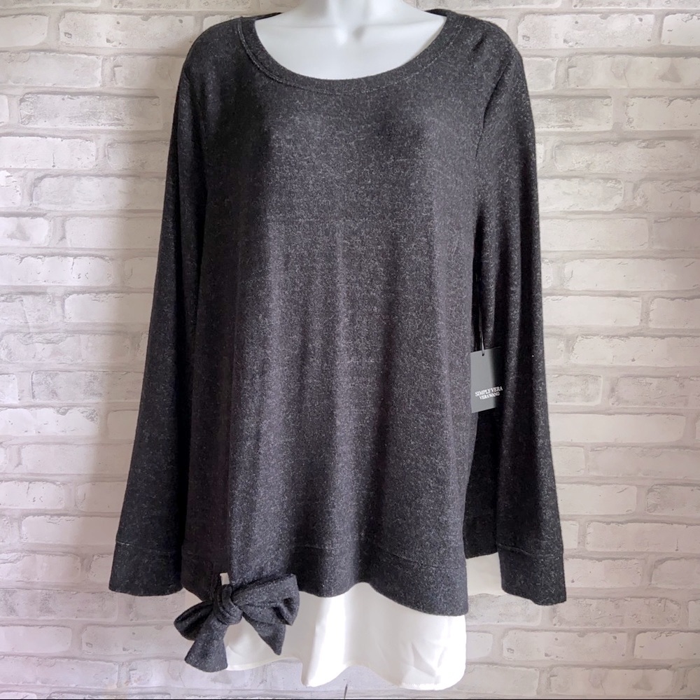 🆕 VERA WANG | Ribbed sweater